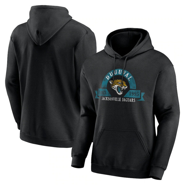 Men's Jacksonville Jaguars Black Pullover Hoodie